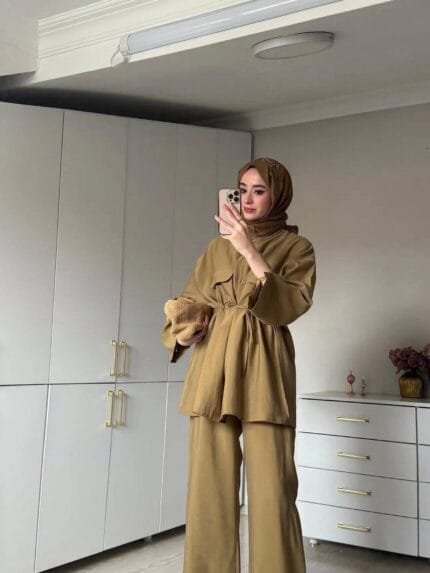 Kadınlara özel iki parçalı günlük takım